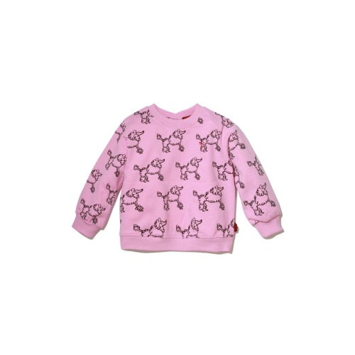 Poodle Print Sweatshirt, 3-6M