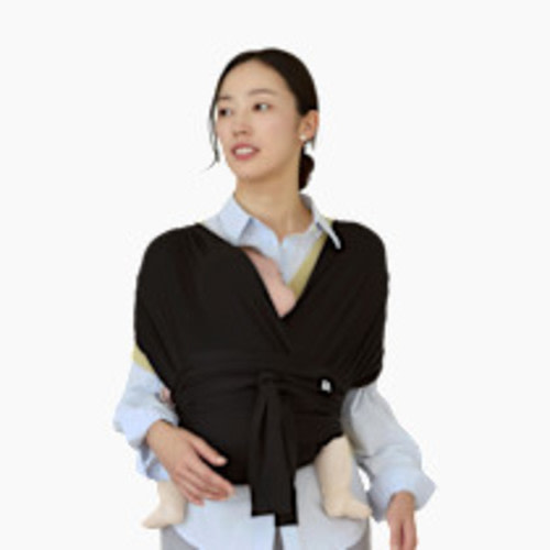 Konny Baby Wrap Carrier Flex SoftBreeze - Black, Xs-Xl