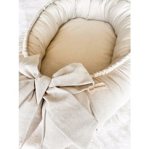 Cuna Nido - Loneta Beige