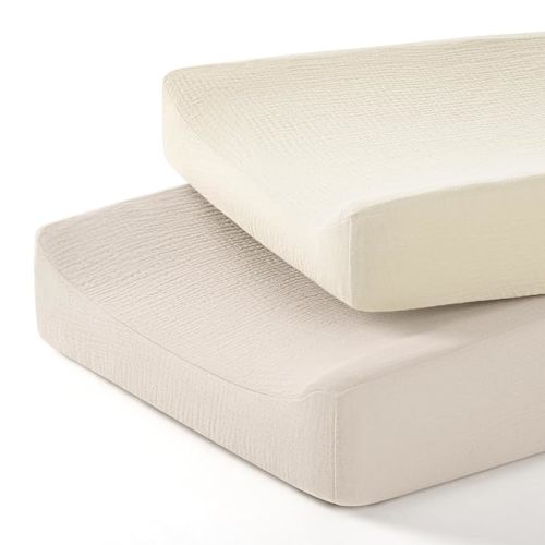 lulumoon Baby Changing Pad Cover: Muslin Diaper Changing Table Pad Cover - Changing Pad Sheets for Girls Boys