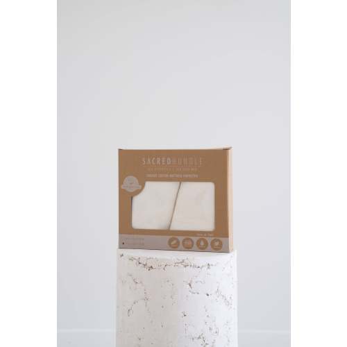 Organic Cotton Bassinet Mattress Protectors