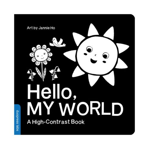 Hello, My World - (High-Contrast Books) by Duopress Labs (Board Book)