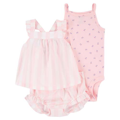 Carter's Child of Mine Baby Girl Outfit Set, 3-Piece, Sizes 0/3-24 Months