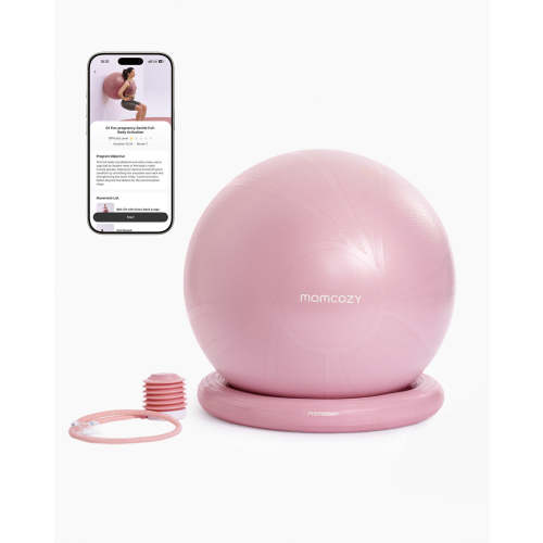 Momcozy BirthEase Maternity Exercise Ball for Pregnancy & Postpartum