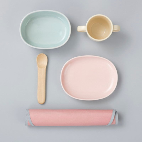 Baby tableware, common heather