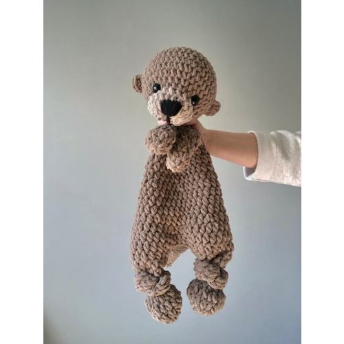Extra Large Otter Snuggler Large Otter Lovey Crochet Otter - Etsy
