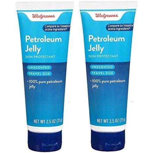 Walgreens Petroleum Jelly Tube Unscented 2.5 oz 2pk