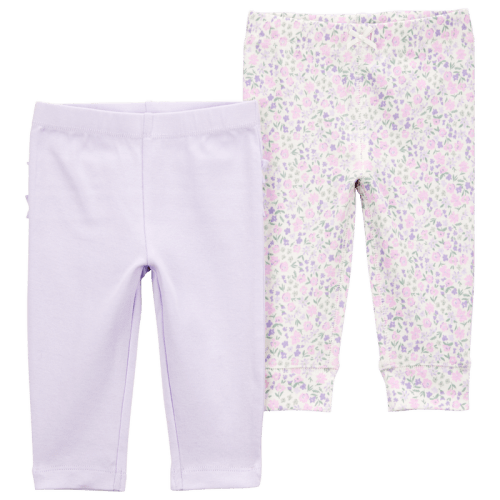 Multi Baby Girl Floral 2-Pack Pants | Carter’s Oshkosh Canada