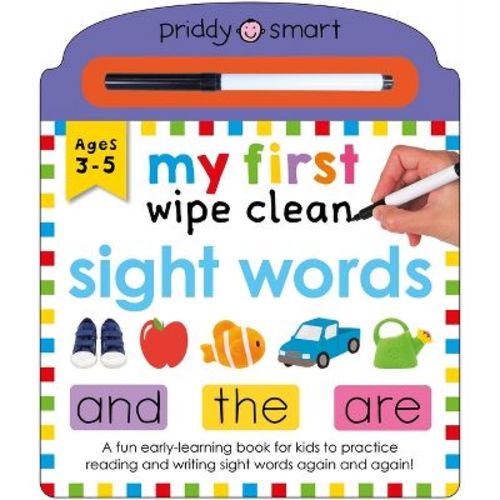 My First Wipe Clean Sight Words - (priddy Learning) By Roger Priddy (board Book)