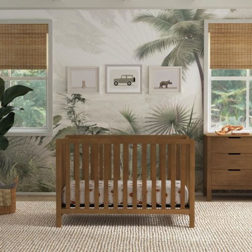 Carter's by daVinci Colby 4-in-1 Low-Profile Convertible Crib - Walnut