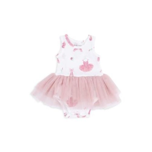 Girls' Ballet Things Rib Tank Tutu Bodysuit - Baby