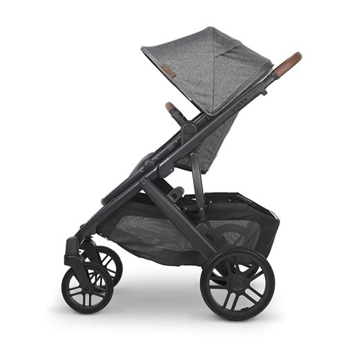 Vista V2 Stroller - Greyson (Charcoal Melange/Carbon/Saddle Leather) - GREYSON