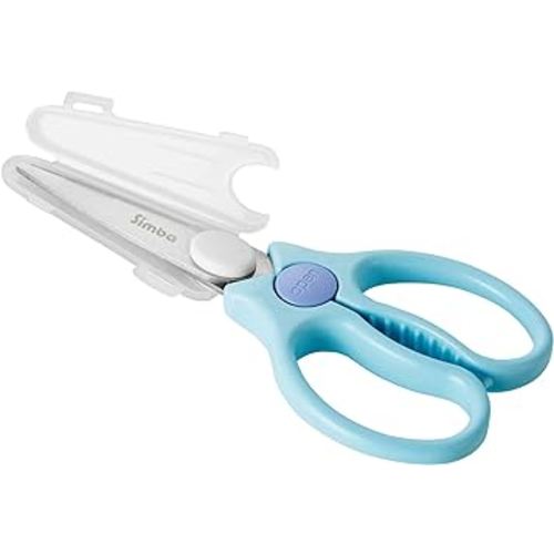 Simba Premium Portable Safety Food Scissors (Blue)