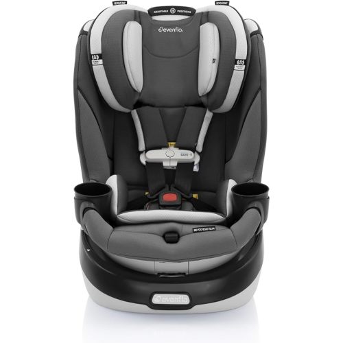 Evenflo Gold Revolve360 Slim 2-in-1 Rotational Car Seat with SensorSafe (Pearl Gray)
