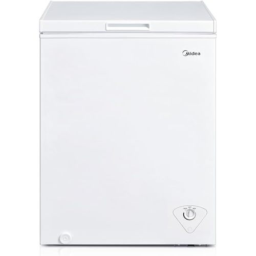 Midea MRC050S0AWW Chest Freezer, 5.0 Cubic Feet, White