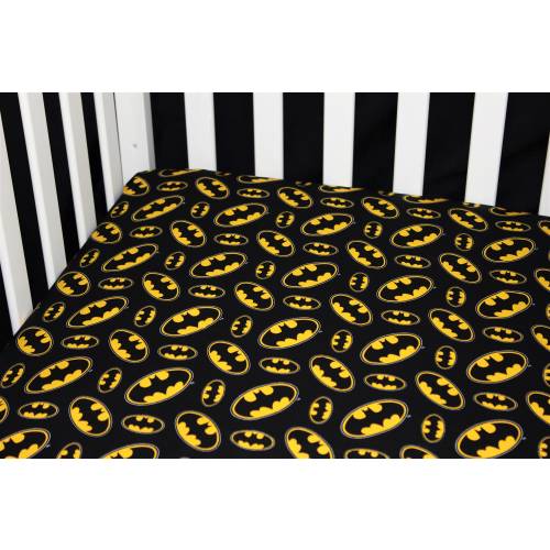 Fitted Crib Sheet / Mini Crib Sheet / Pack N Play - Batman