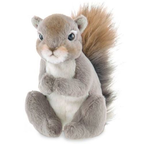 Bearington Collection Lil' Peanut Plush Toy Stuffed Animal Squirrel, 7 Inch
