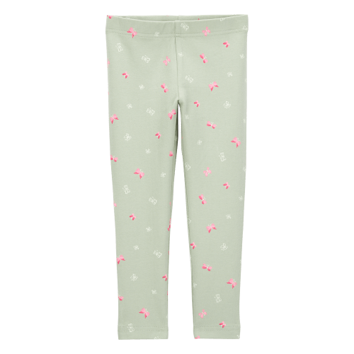 Baby Floral Stretch Leggings - Green - Carter's | Carter's