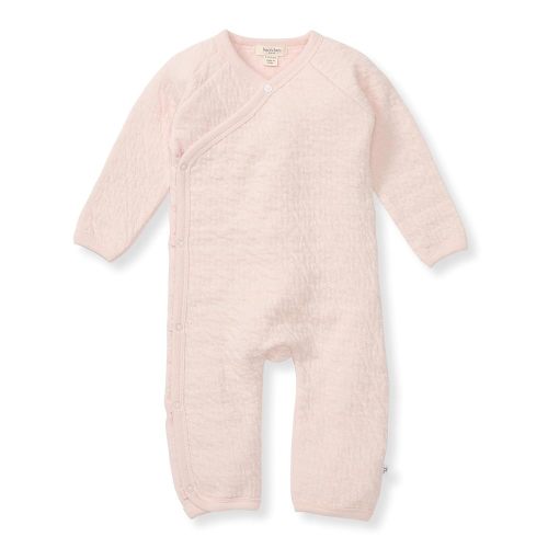 Burt's Bees Baby baby-girls Jumpsuit, 100% Organic Cotton One-piece Long Sleeve Quilted Outfit Coverall