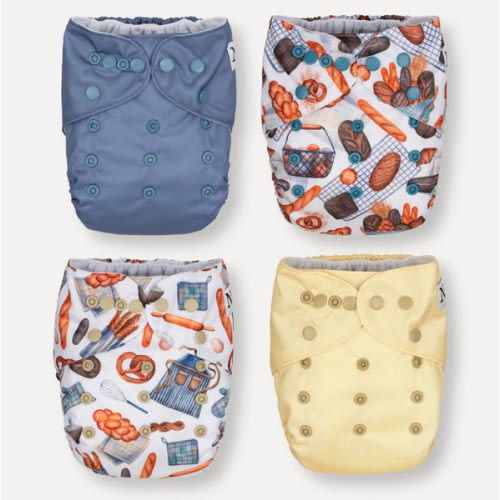 4-Pack Pocket Diapers - Knead It
