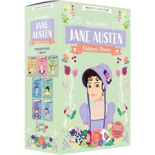 Jane Austen Children's Stories (Easy Classics) 8 Book Box Set (Emma, Pride and Prejudice, Northanger Abbey … Sense and Sensibility) Paperback – Box set, July 23, 2020