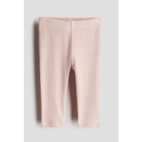 Ribbed Cotton Leggings