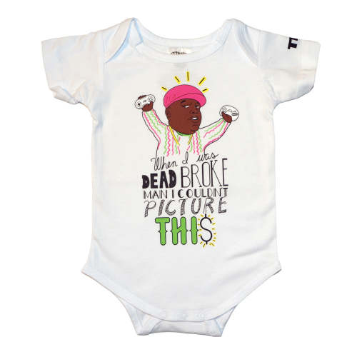Dead Broke Onesie (White)