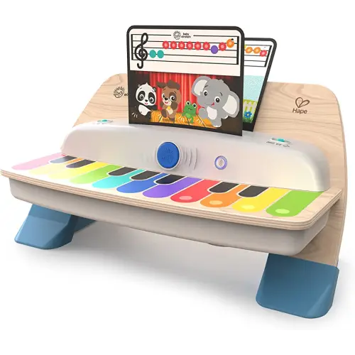 Baby Einstein Together in Tune Piano​ Safe Wireless Wooden Musical Toddler Toy, Magic Touch Collection, Age 12 Months+