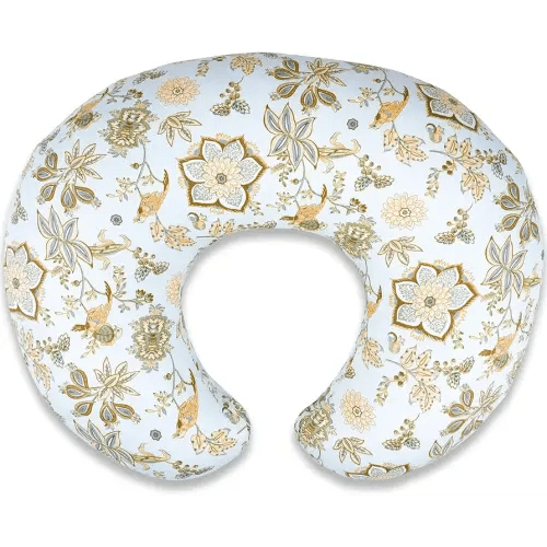 Baby Nursing Pillow for Breastfeeding, Adjustable Breast Feeding Pillow for Bottle Feeding, Breastfeeding Essentials for Mom and Baby Healthier Nursing, Removable Cover- Floral