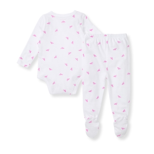 Micro Golden Bee Bodysuit Set - Crocus