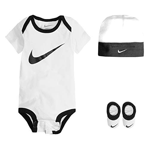 Nike Baby's Bodysuit, Hat and Booties 3 Piece Set