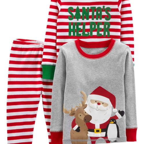 18 months. Simple Joys by Carter's Baby 3-Piece Snug-fit Cotton Holiday Pajama Set