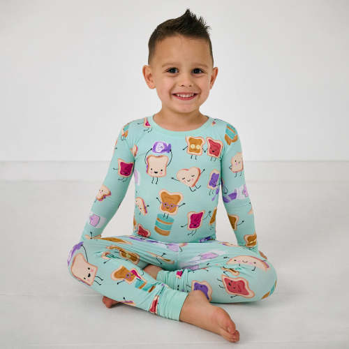 Lunch Buddies Two-Piece Pajama Set | Little Sleepies