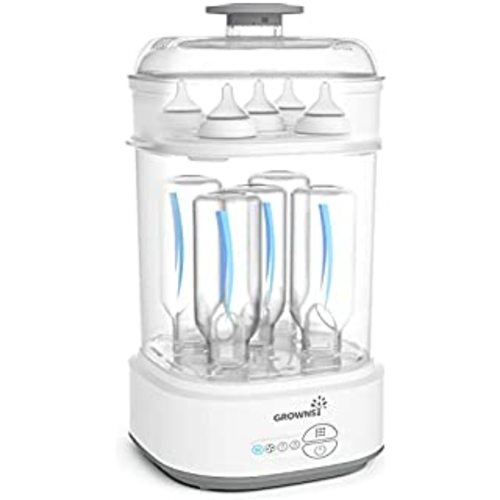 Tommee Tippee Microwave Steam Sterilizer for Baby Bottles and Accessories,  Kills Viruses* and 99.9% of Bacteria, 4-Minute Sterilization Cycle