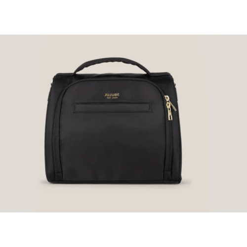 JuJuBe Signature Insulated Washable Lunch Bottle Bag - Black