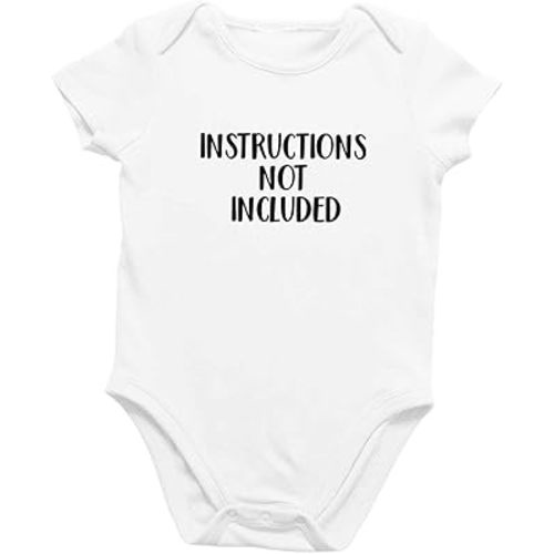 Printique Organic GOTS Certified Baby Onesie Unisex Bodysuit 0-18 months - Cute Funny Design