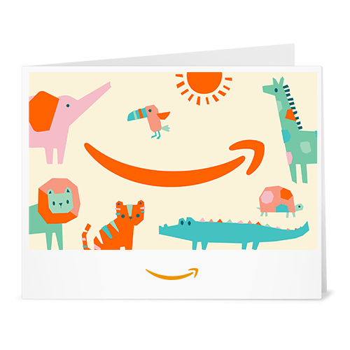 Amazon.com: Amazon Gift Card - Print - Zoo Animals: Gift Cards