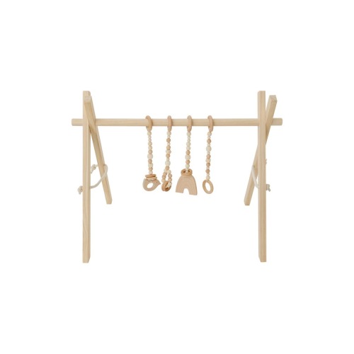 Poppyseed Play Wooden Baby Gym, Brown