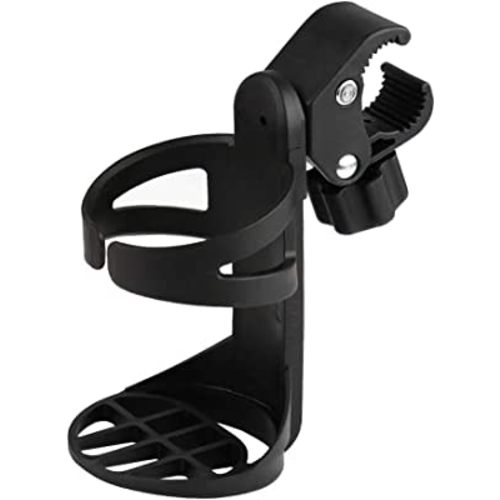 Accmor Stroller Cup Holder, Universal Cup Holder for Uppababy Nuna Doona Strollers, 360° Rotatable Large Caliber Drinks Holder Cup Holder for Stroller, Bike, Wheelchair, Walker, Scooter