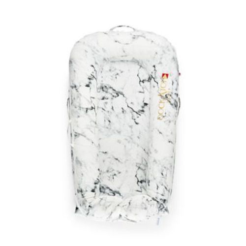 DockATot® Deluxe+ Dock in Carrara Marble - GREY/WHITE - LOUNGER