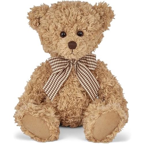Bearington Theodore Teddy Bear Stuffed Animal - 17" Soft Teddy Bear Plush Toy with Fluffy Fur and Huggable Design - Adorable Classic Cuddly Gift for Kids, Toddlers, and Animal Lovers