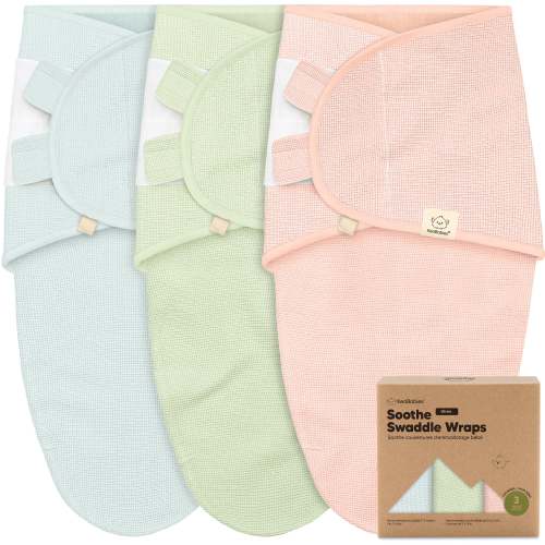 3-Pack Soothe (Wren) Swaddle Wraps (Mellow)