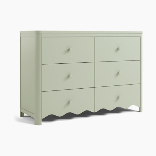 Casablanca 6 Drawer Dresser - Sage