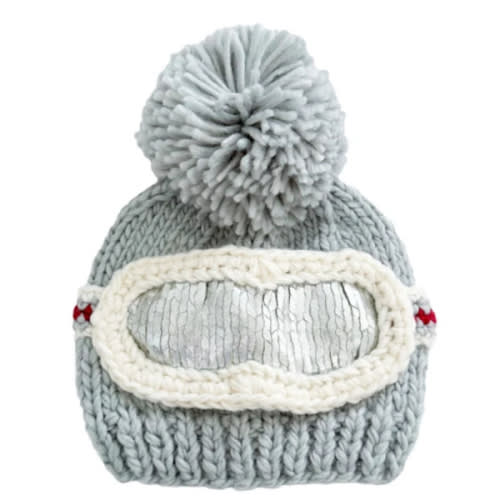 Ski Goggle Hat, Bowie Grey - The Blueberry Hill | Maisonette