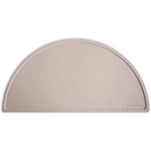 mushie Silicone Placemat for Kids | BPA-Free Non-Slip Design (Shifting Sand)