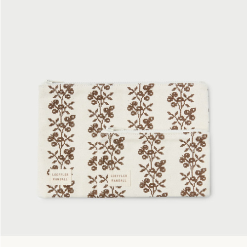 Tracy Cream Floral Pouch Set | Pouches | Handbags
