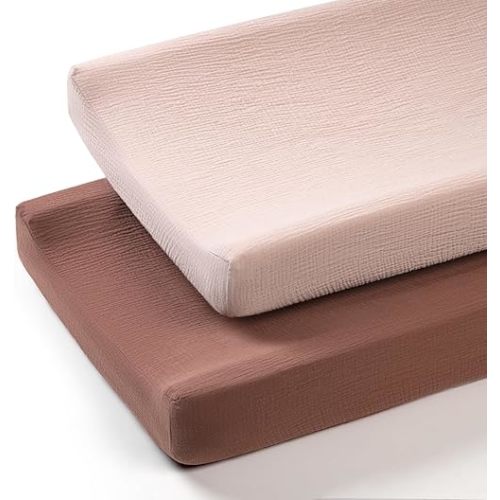 Termichy Muslin Changing Pad Covers: Baby Diaper Changing Table Covers - Changing Pad Sheets for Boys Girls