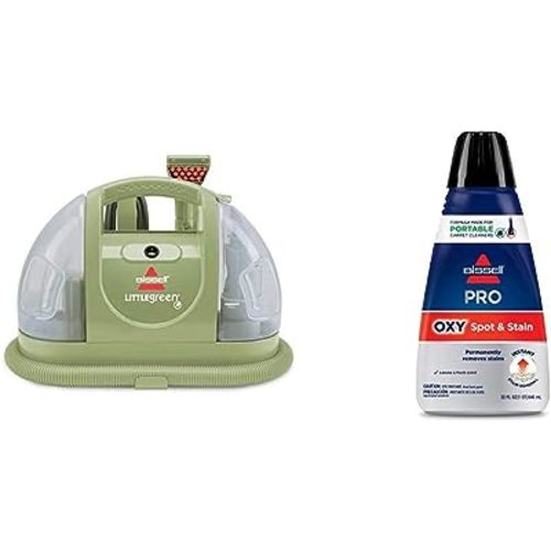 BISSELL Little Green Multi-Purpose Portable Carpet Cleaner + Professional Spot and Stain + Oxy Portable Machine Formula