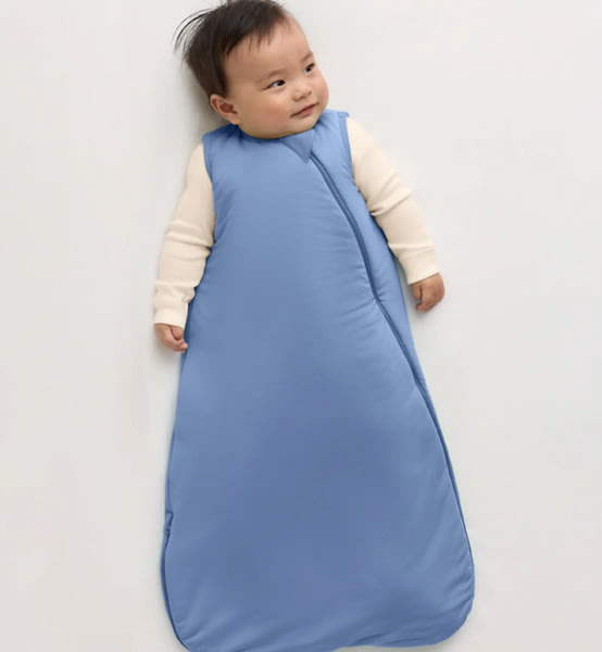 Bamboo Sleep Bag 2.5 TOG in Colony blue