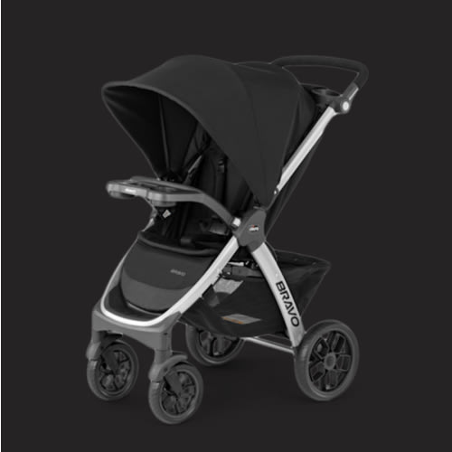 Bravo Quick-Fold Stroller - Black